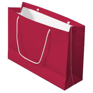 Viva Magenta Solid Color Large Gift Bag