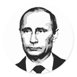 Vlad Putin Classic Round Sticker