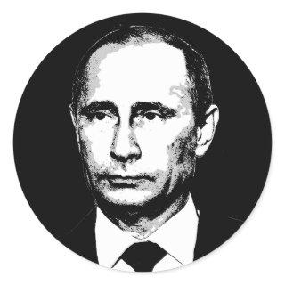 Vlad Putin Classic Round Sticker
