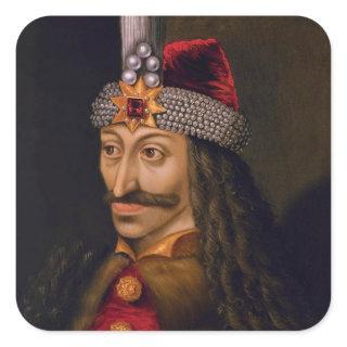 Vlad Tepes: Impaler, Dracula Dragon Prince Voivode Square Sticker