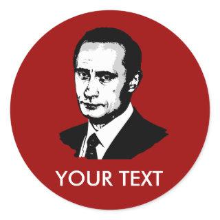 Vladimir Putin Classic Round Sticker