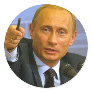Vladimir Putin wants to give that man a cookie! Classic Round Sticker