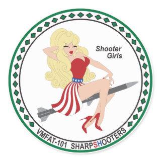 VMFAT-101 "Shooter Girls" Sticker - Kara