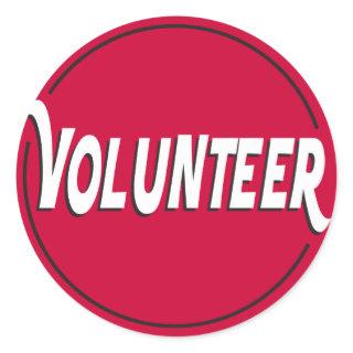 Volunteer Sticker for Events