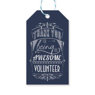 Volunteer Thank You Appreciation Gift Tags