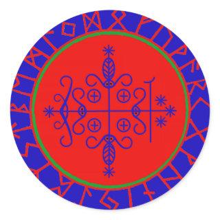 VooDoo Magik - Papa Legba Classic Round Sticker