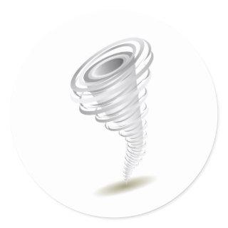 vortex classic round sticker