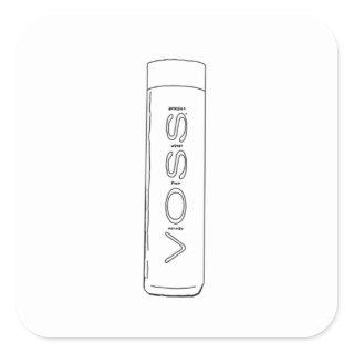 Voss Water Sticker