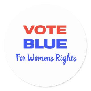 Vote Blue Voting USA Democratic Political Red Blue Classic Round Sticker