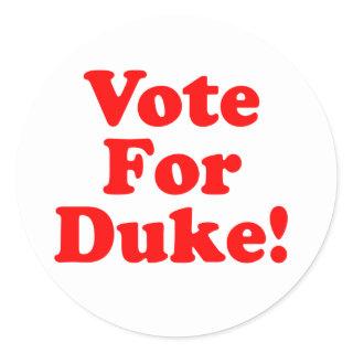 Vote For Duke Phillips  Sticker