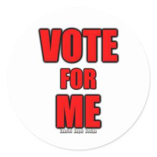 Vote for Me Classic Round Sticker