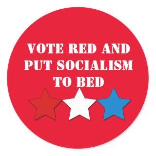 Vote Red (Republican) Classic Round Sticker