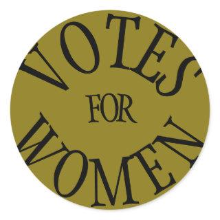 Votes for Women commemorative suffrage sticker