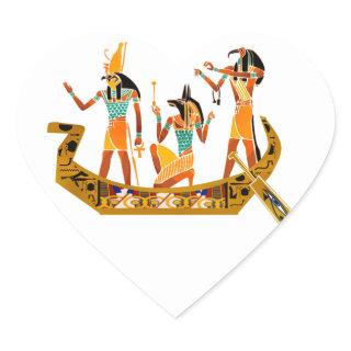 Voyage to unknown heart sticker