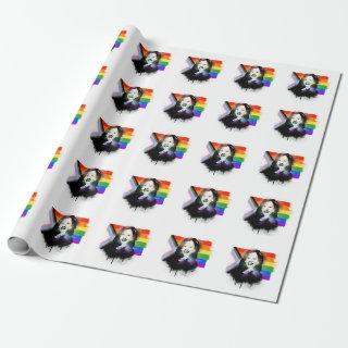 VP Kamala Harris LGBTQ Progress Pride Graffiti