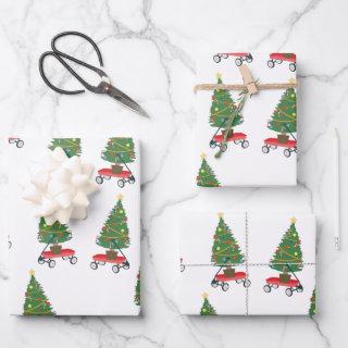 Wagon Christmas Tree  Sheets