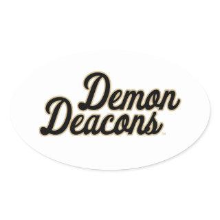 Wake Forest University | Demon Deacons Script Oval Sticker