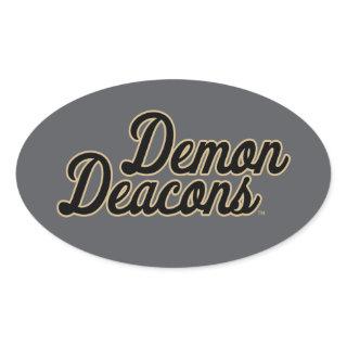 Wake Forest University | Demon Deacons Script Oval Sticker