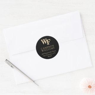 Wake Forest University | WF Classic Round Sticker