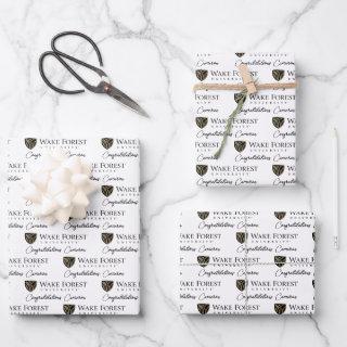 Wake Forest University Wordmark  Sheets