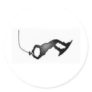 WAKEBOARD CRAQUE CLASSIC ROUND STICKER
