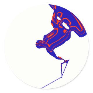 Wakeboard Flow Classic Round Sticker