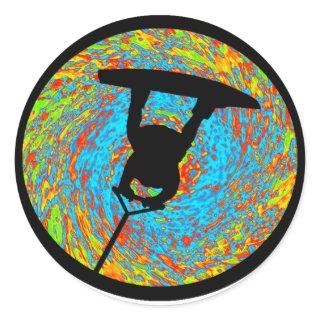 Wakeboard Raley Insured Classic Round Sticker