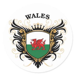 Wales Classic Round Sticker