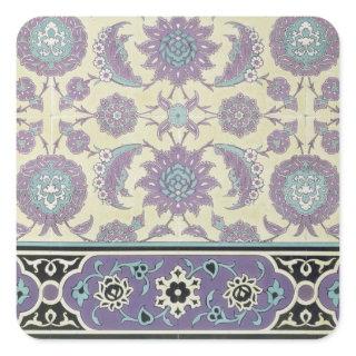 Wall tiles from the Palace of Ismayl-Bey, from 'Ar Square Sticker