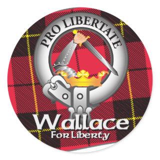 Wallace Clan Classic Round Sticker