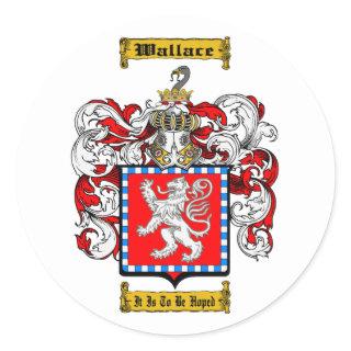 Wallace (Scottish) Classic Round Sticker