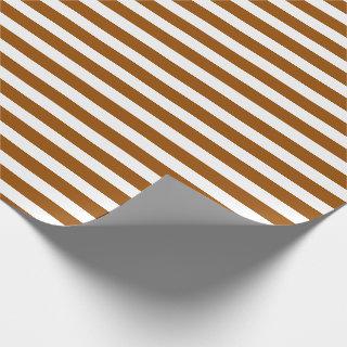 Walnut White Simple Horizontal Striped