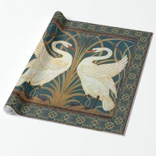 Walter Crane Swan, Rush And Iris Art Nouveau