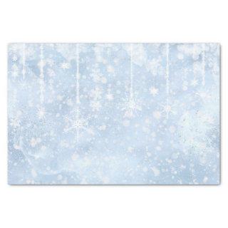 Waltz of the Snowflakes Light Blue Snow Tissue Paper