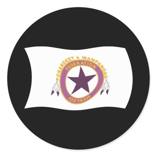 Wampanoag Tribe Flag Sticker