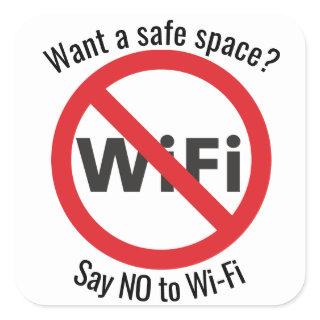Want a safe space? Say NO to Wi-Fi sticker