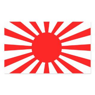 War Flag of the Imperial Japanese Army Rectangular Sticker