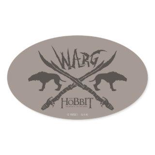 Warg Movie Icon Oval Sticker