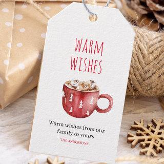 Warm Wishes | Christmas  Gift Tags