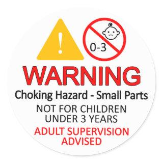 Warning Labels Choking Hazard Small Parts