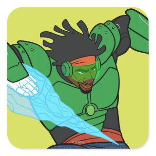 Wasabi Supercharged Square Sticker