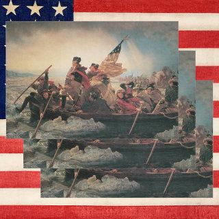 Washington Crossing the Delaware by Emanuel Leutze  Sheets