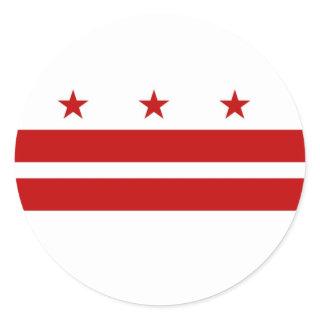 Washington DC custom  Classic Round Sticker