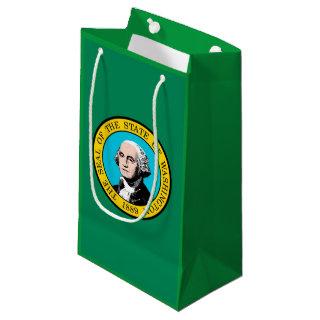 Washington State Flag Design Small Gift Bag