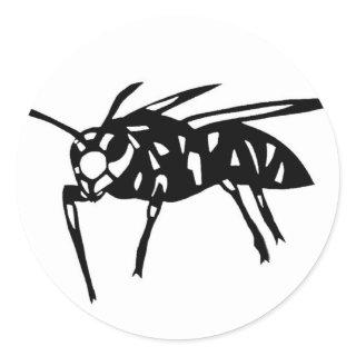 Wasp Goods Bee hornet; yellow jacket; wasp kirie Classic Round Sticker