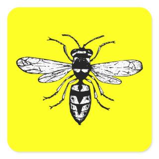 Wasp Square Sticker