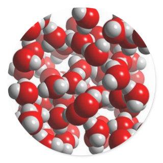 water cells classic round sticker