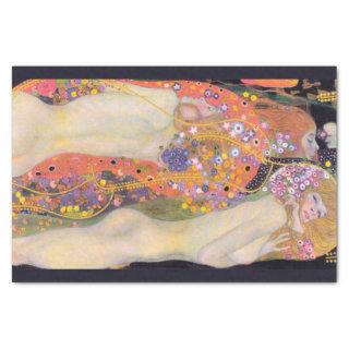 Water Serpents, Gustav Klimt   Tissue Paper