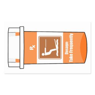 Water Skiing Is My Drug Rectangular Sticker
