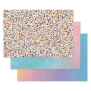 Watercolor Art Artist Background Wrapping Collage  Sheets
